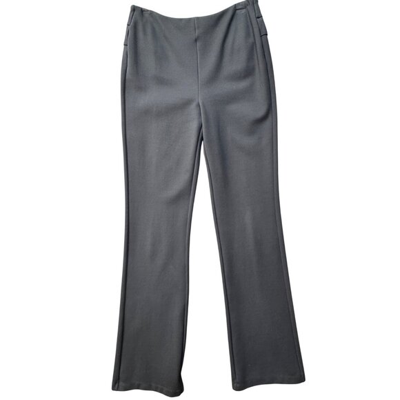 Soft‎ Surroundings Perfectly Ponte Knit Pant Boot Cut Women Small-Tall Blk 4DP92 - Picture 1 of 7